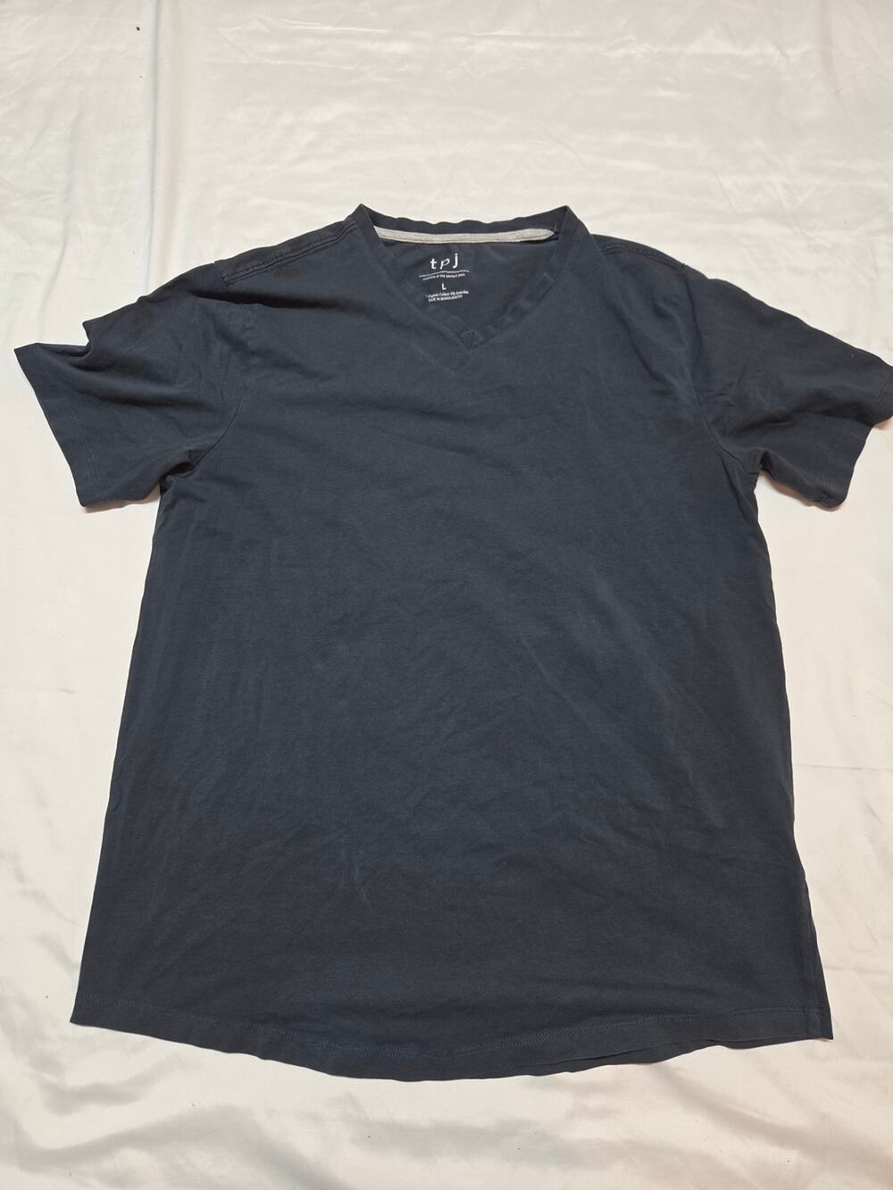 Men's V-Neck Short Sleeve Shirt - Navy
